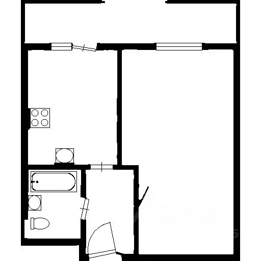 1-к кв. Санкт-Петербург Парашютная ул., 44к1 (38.0 м) - Фото 2