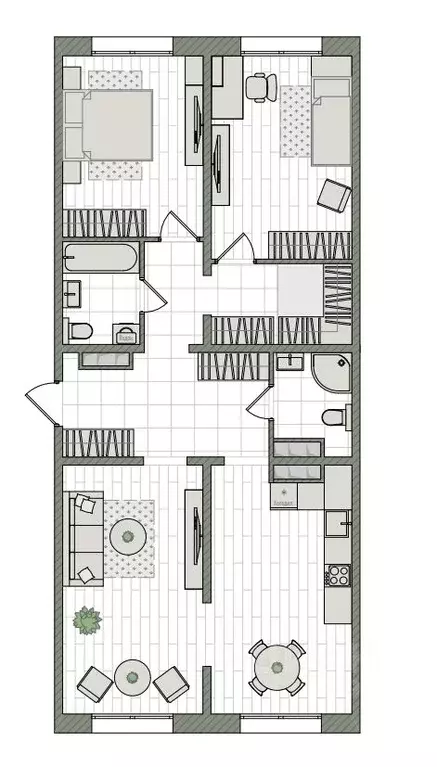 3-к кв. Кировская область, Киров бул. Прибрежный, 6 (87.8 м) - Фото 1