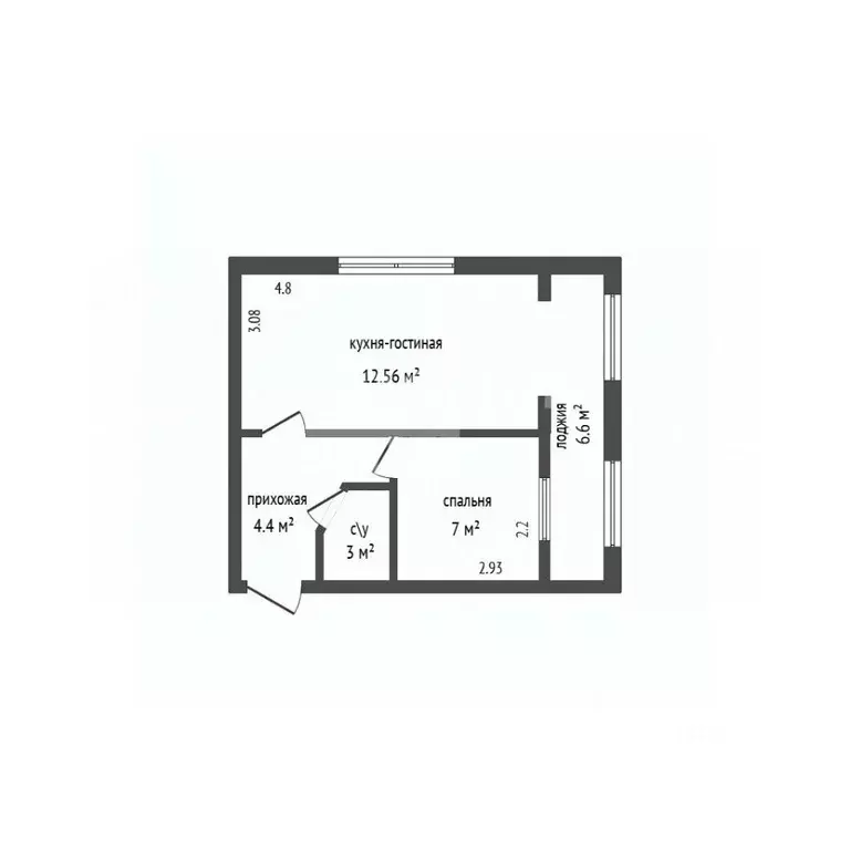 1-к кв. Дагестан, Дербент просп. Агасиева, 18 (37.0 м) - Фото 1