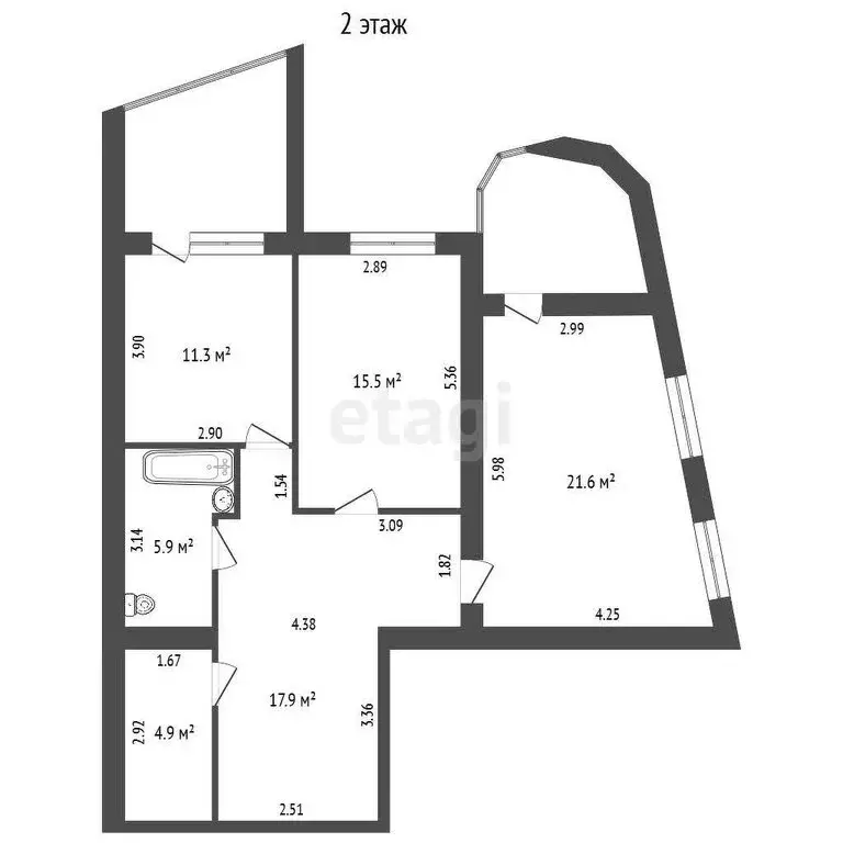 5-комнатная квартира: Якутск, улица Хабарова, 42 (146.9 м) - Фото 1