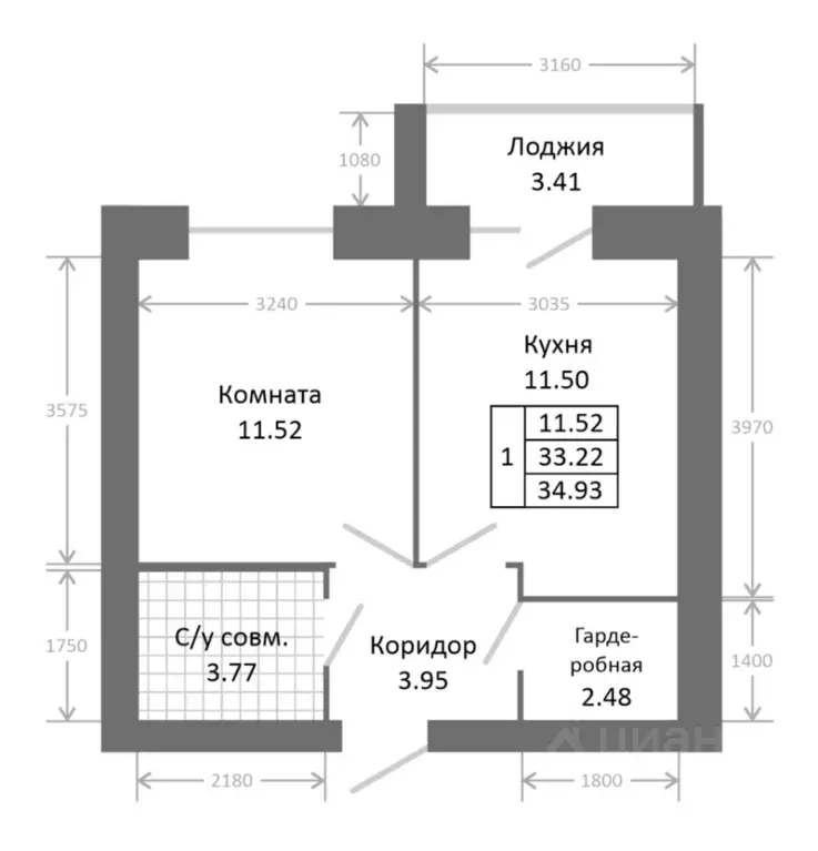 1-к кв. Ярославская область, Ярославль 2-й мкр,  (36.63 м) - Фото 0