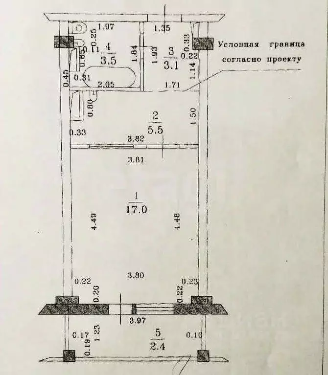 1-к кв. Татарстан, Казань ул. Седова, 1 (29.1 м) - Фото 1