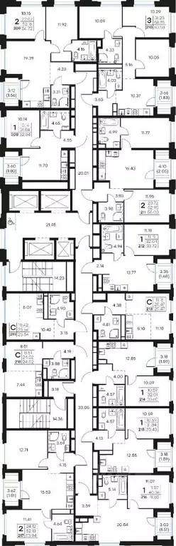 3-к кв. Нижегородская область, Нижний Новгород Глоракс Левобережный ... - Фото 2