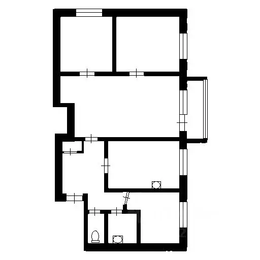 4-к кв. Тульская область, Тула ул. Седова, 25А (57.9 м) - Фото 1