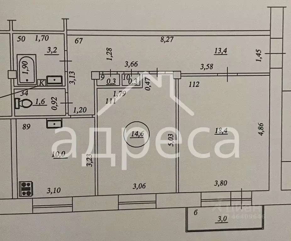 2-к кв. Самарская область, Самара ул. Победы, 91 (61.8 м) - Фото 2