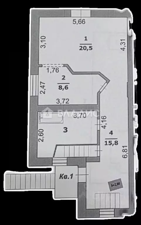 Дом в Белгородская область, Белгород Павловский пер., 8 (164 м) - Фото 2