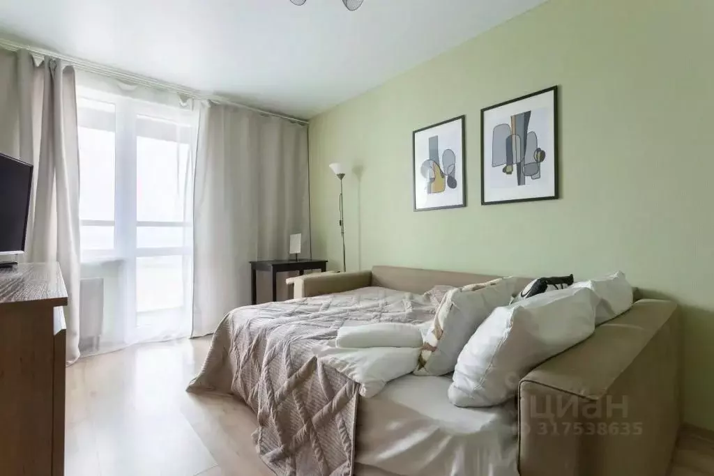 1-к кв. Санкт-Петербург ул. Вадима Шефнера, 14к1 (37.0 м) - Фото 0