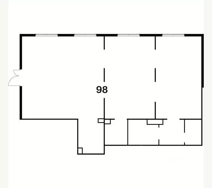 Торговая площадь в Москва ул. Красулинская, 24 (100 м) - Фото 1