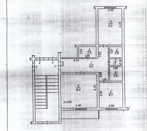 2-к кв. Саха (Якутия), Мирный Звездная ул., 50 (56.8 м) - Фото 2