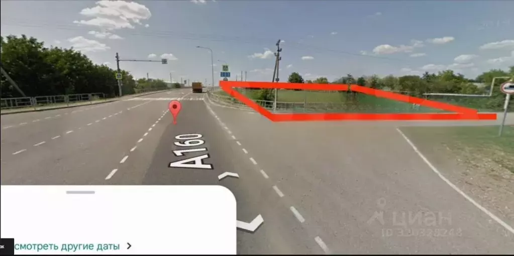 Участок в Краснодарский край, Кореновский район А-160, 115-й км (28.0 ... - Фото 0