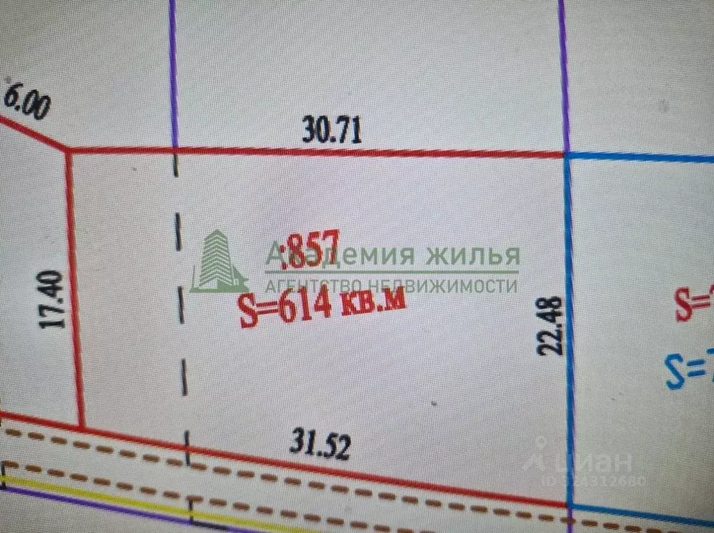 Участок в Саратовская область, пос. Расково ул. Тихая, 15 (6.2 сот.) - Фото 1