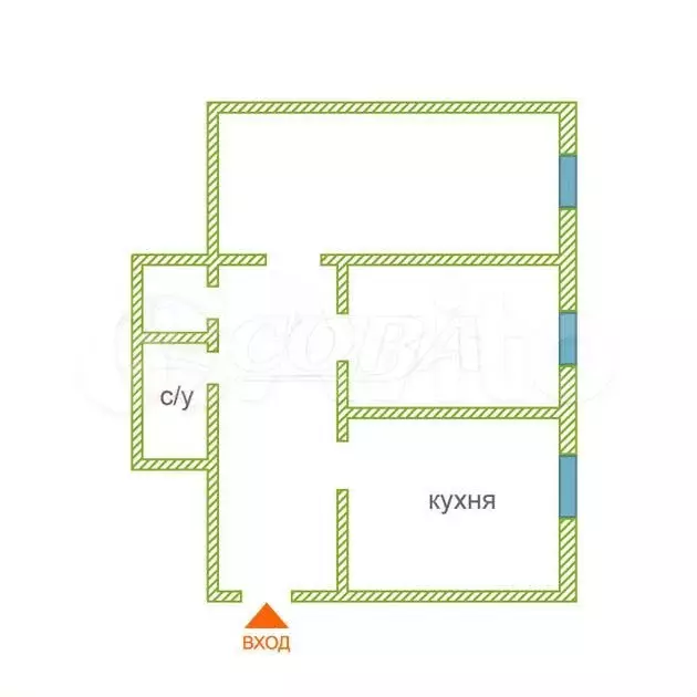 2-к. квартира, 86 м, 3/5 эт. - Фото 0