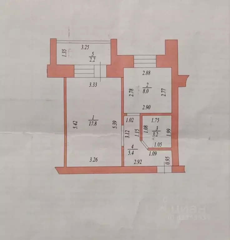 1-к кв. Татарстан, Казань ул. Ноксинский Спуск, 8 (36.6 м) - Фото 2