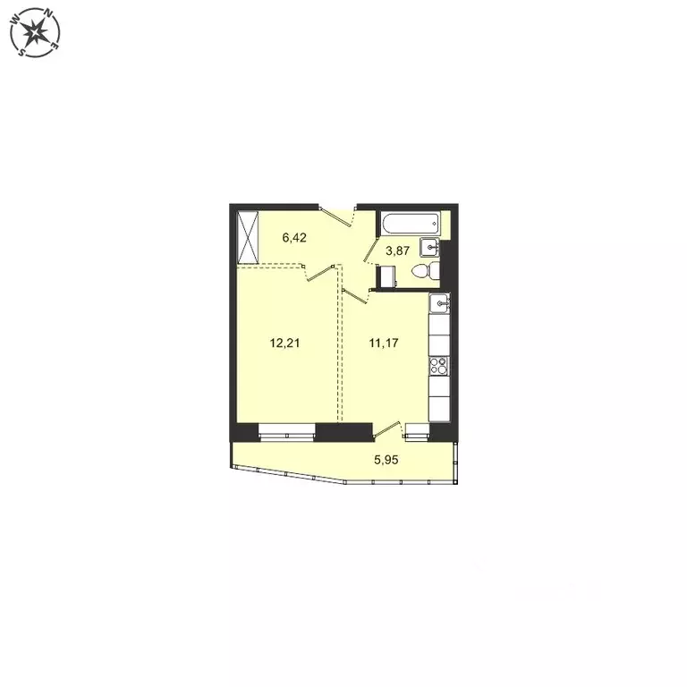 1-к кв. Иркутская область, Иркутский муниципальный округ, с. Мамоны ... - Фото 1