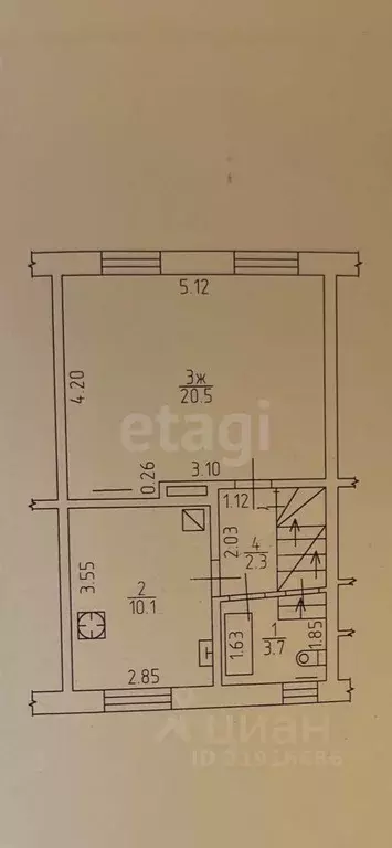 1-к кв. Калининградская область, Калининград Коммунальная ул., 81 ... - Фото 2
