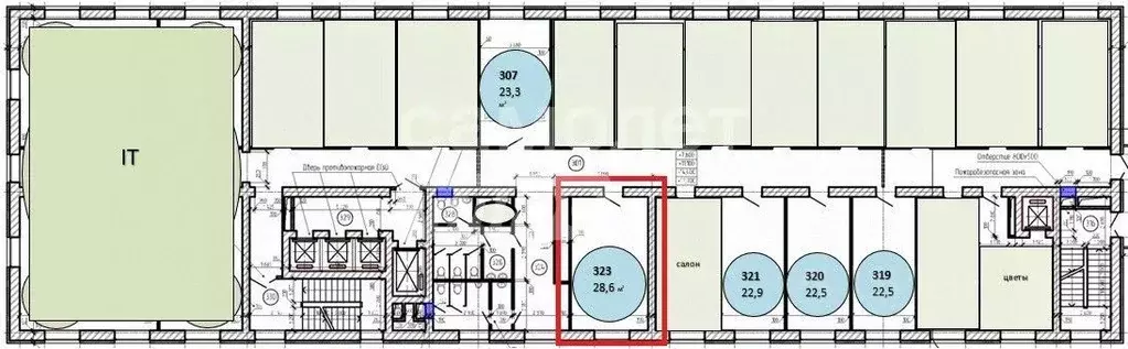 офис в новосибирская область, новосибирск красный просп, 86/2 (29 м) - Фото 1