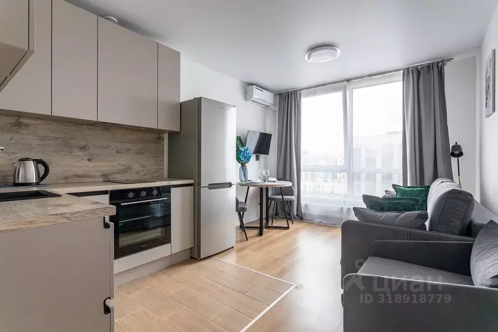 Студия Москва Производственная ул., 17 (21.0 м) - Фото 0