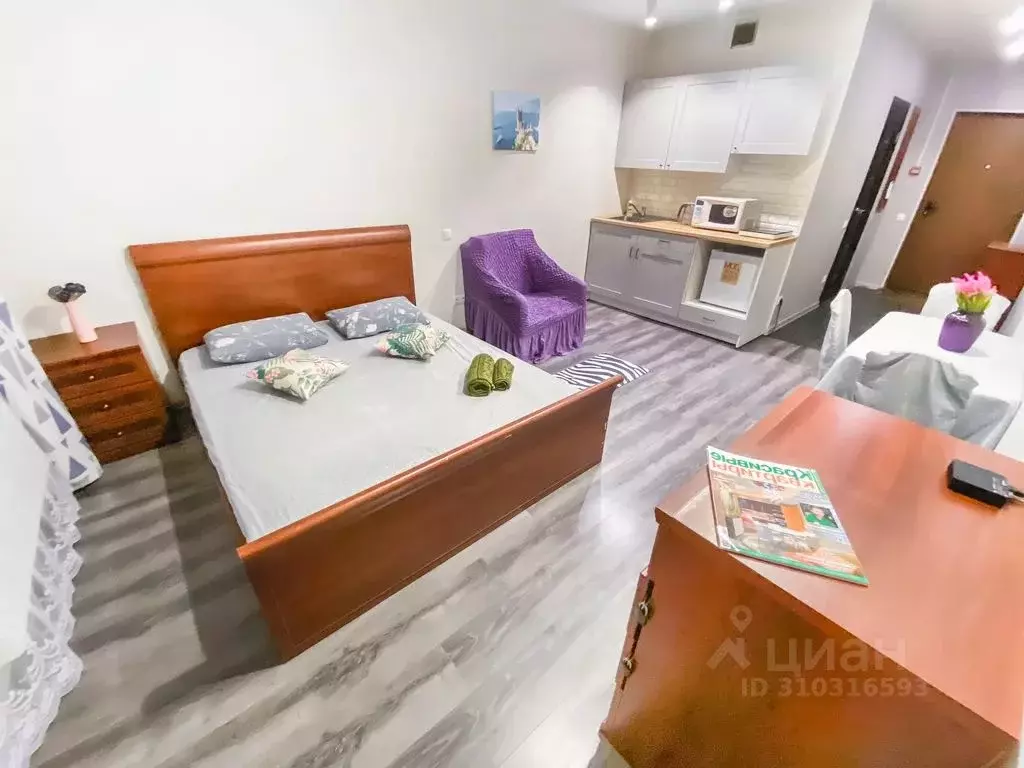 Студия Московская область, Лобня ул. Колычева, 3 (31.0 м) - Фото 2