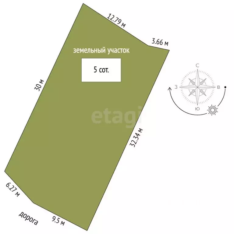 Участок в Москва Брехово хут., Мирный СНТ, 147с1 (5.0 сот.) - Фото 2