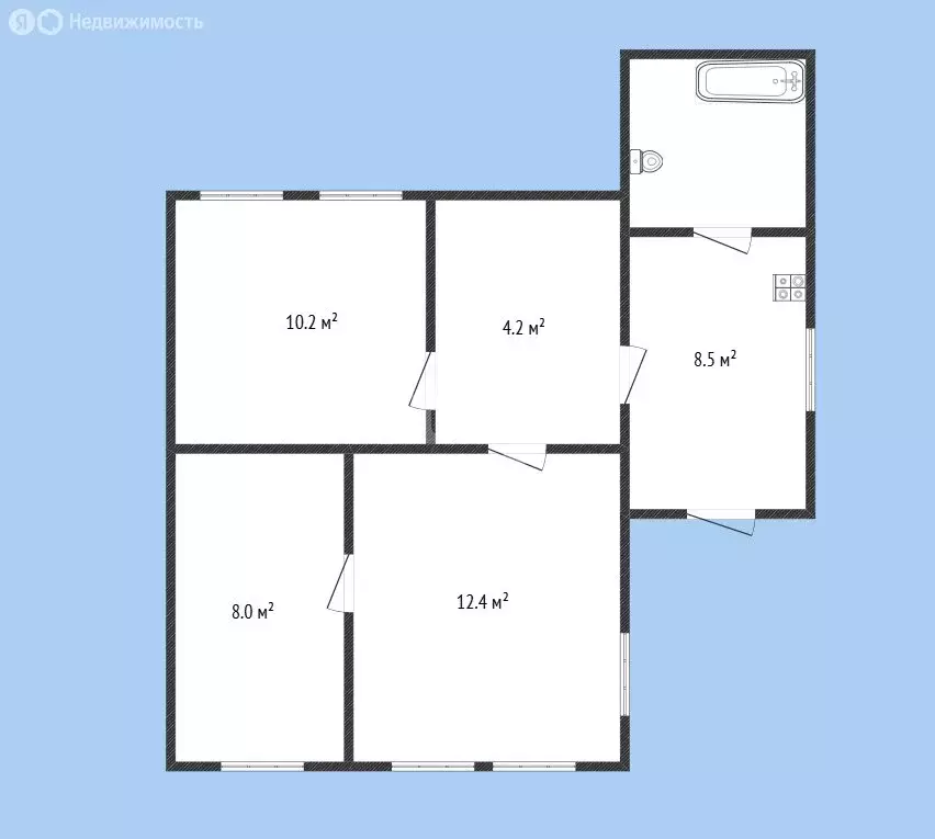 Дом в Черкесск, Мостовой переулок (37.8 м) - Фото 1