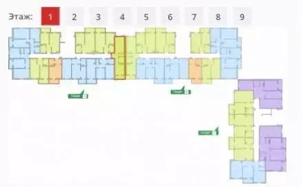 1-к кв. Псковская область, Псков ул. Юности, 22 (38.0 м) - Фото 1