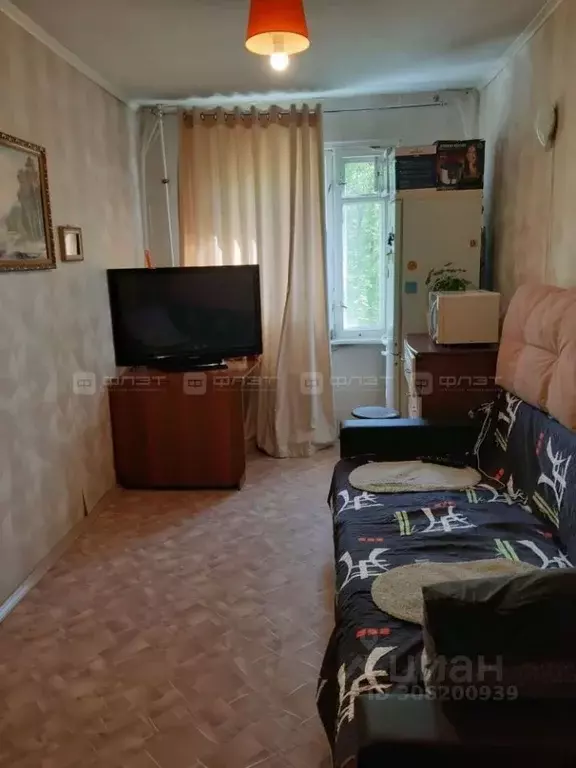 комната татарстан, казань ул. фатыха амирхана, 53 (24.0 м) - Фото 1