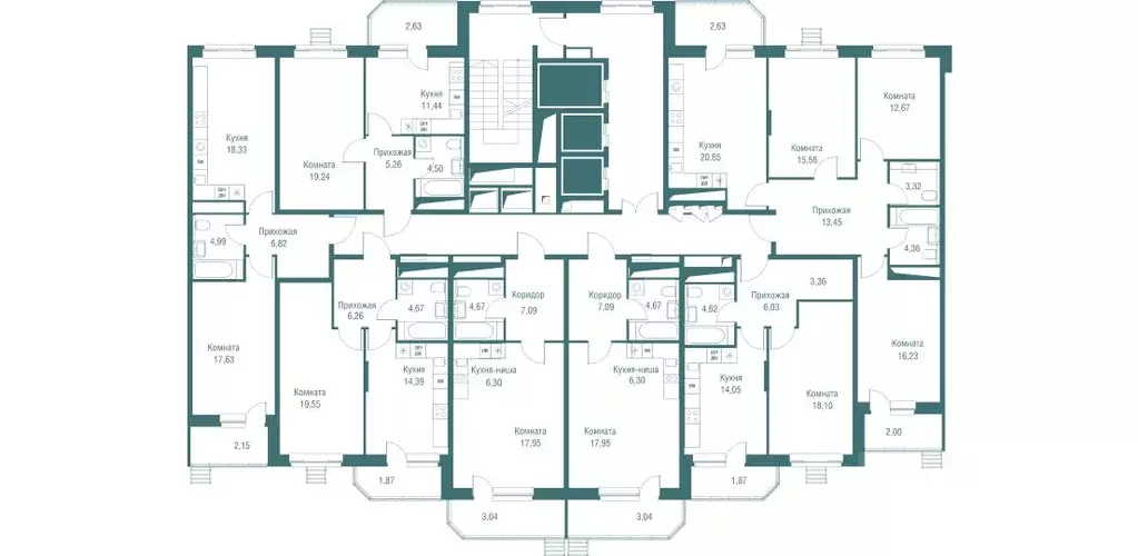 1-к кв. Московская область, Одинцово Северная ул., 5к2 (39.6 м) - Фото 2