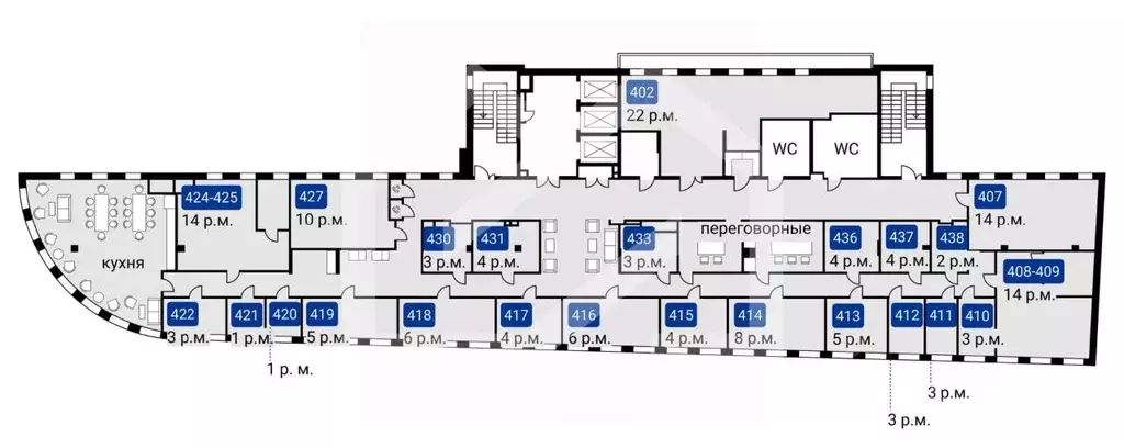 Помещение свободного назначения в Москва Большая Садовая ул., 5к2 (811 ... - Фото 2