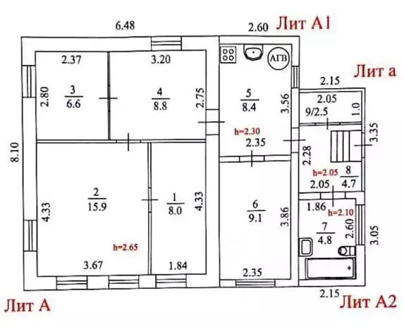 Дом в Самарская область, Тольятти ул. Мичурина (69 м) - Фото 1