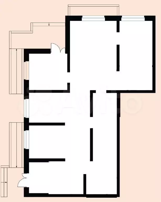 Коммерческая недвижимость ЖК Аксиома 127,25 м2 - Фото 0