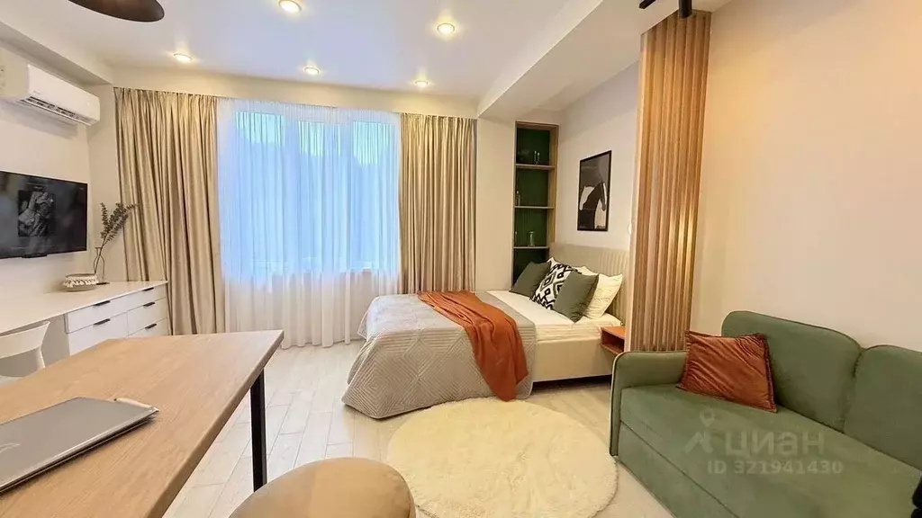 Студия Краснодарский край, Сочи ул. Яна Фабрициуса, 66/2 (26.0 м) - Фото 1