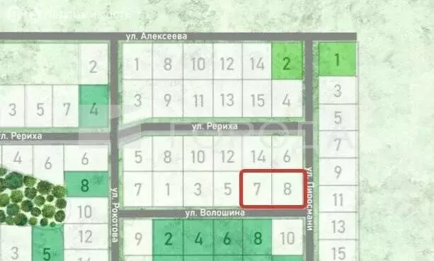 Участок в село Марусино, посёлок Соловьи, улица Волошина (6.84 м) - Фото 2