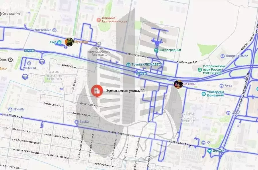 Участок в Краснодар, 1-й Лиговский проезд (8.3 м) - Фото 2