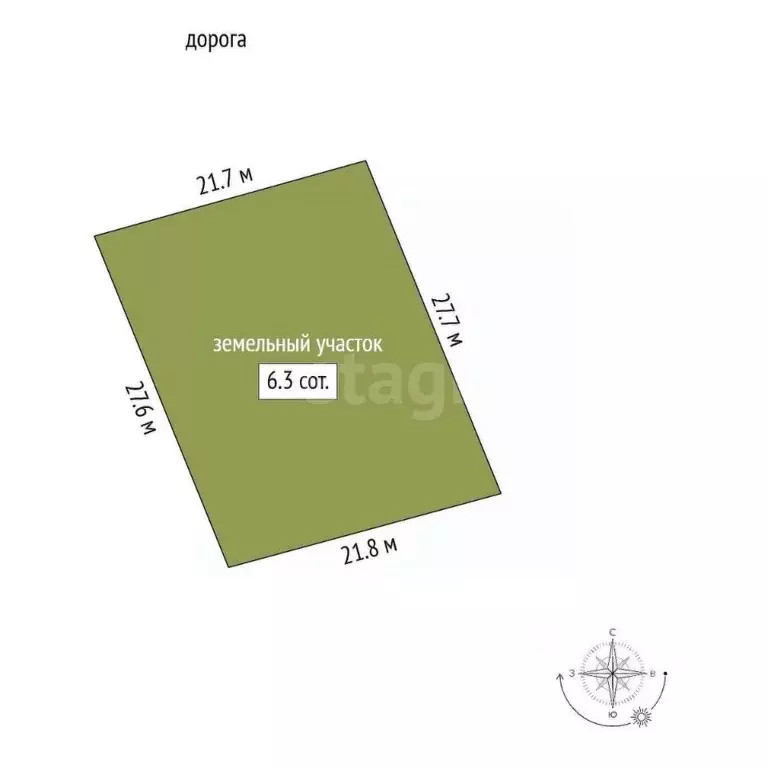 Участок в Крым, Ленинский район, с. Калиновка ул. Абденановой (6.3 ... - Фото 2