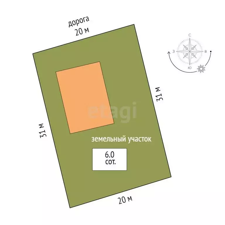 Дом в Тюмень, территория СОСН Янтарь, Садовая улица (91 м) - Фото 1