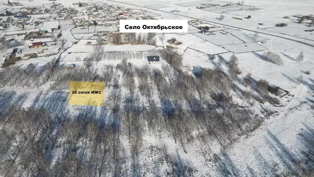 Участок в Алтай, Усть-Коксинский район, пос. Октябрьское  (20.0 сот.) - Фото 1