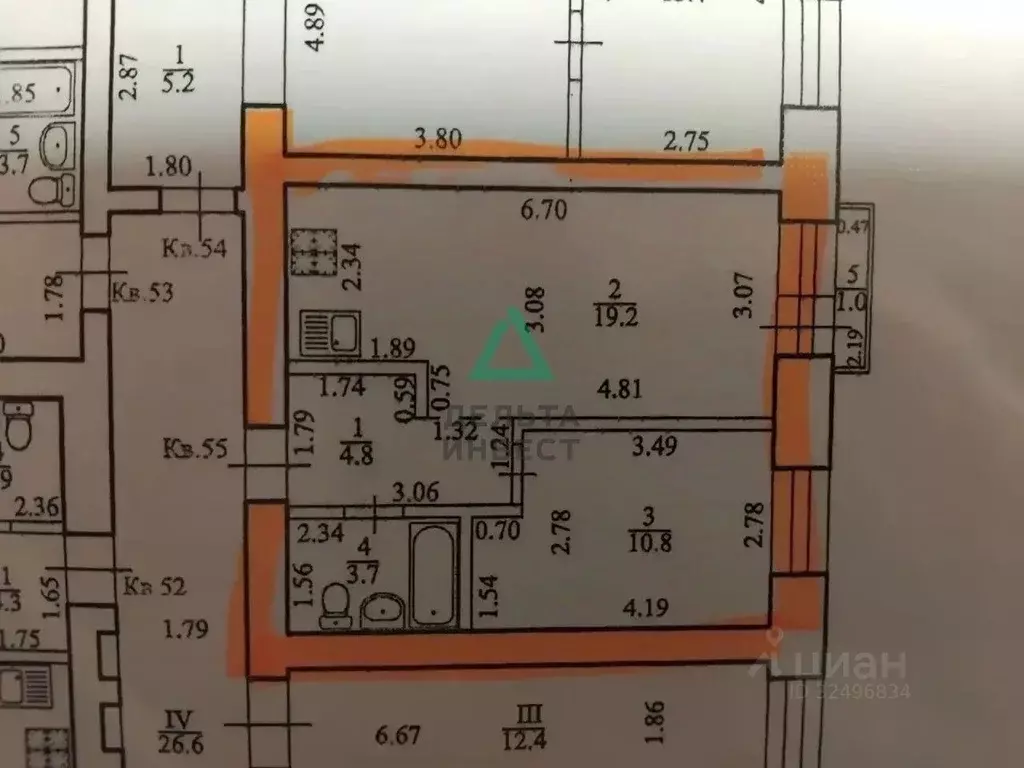 1-к кв. Башкортостан, Уфа ул. Красина, 19/1 (38.5 м) - Фото 2