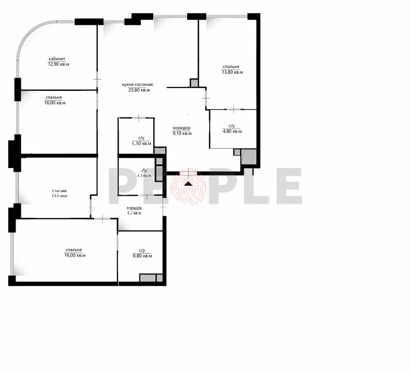 6-комнатная квартира: Москва, улица Василия Ланового, 7с2 (132 м) - Фото 1