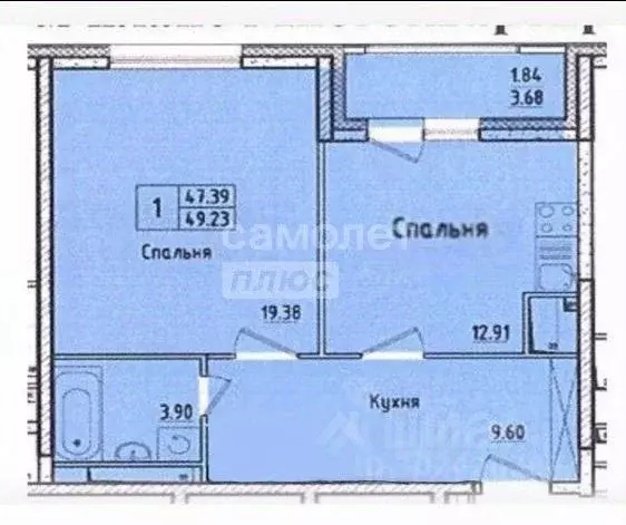 2-к кв. Москва ул. Коминтерна, 15 (49.5 м) - Фото 1