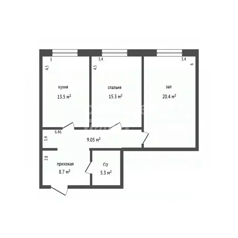 2-к кв. Дагестан, Дербент ул. Сальмана, 85А (74.0 м) - Фото 2