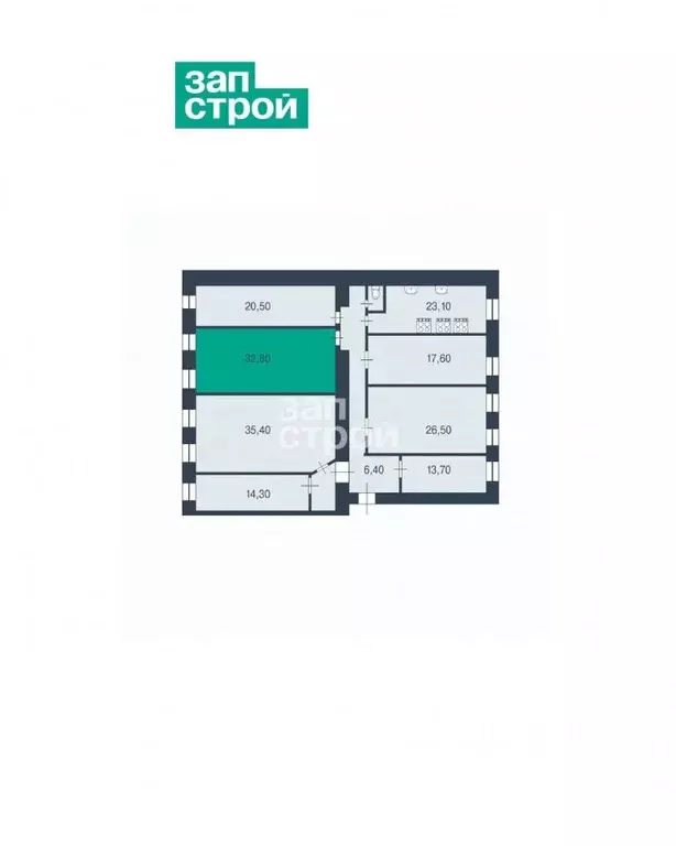 Комната Санкт-Петербург ул. Некрасова, 25 (32.8 м) - Фото 1