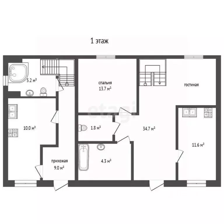 Дом в Севастополь ул. Шварца, 19 (180 м) - Фото 1