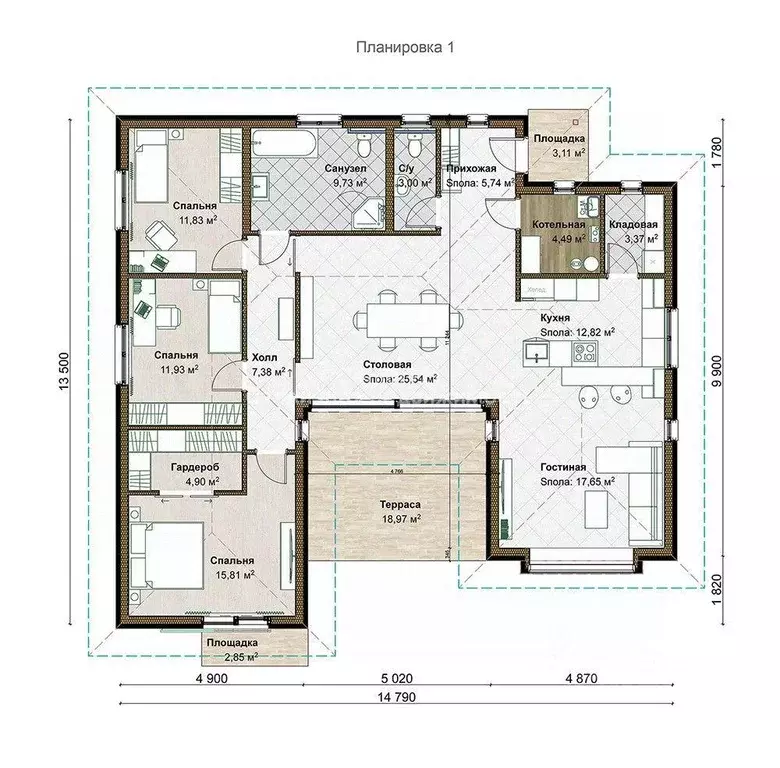 Дом, 181 м - Фото 1