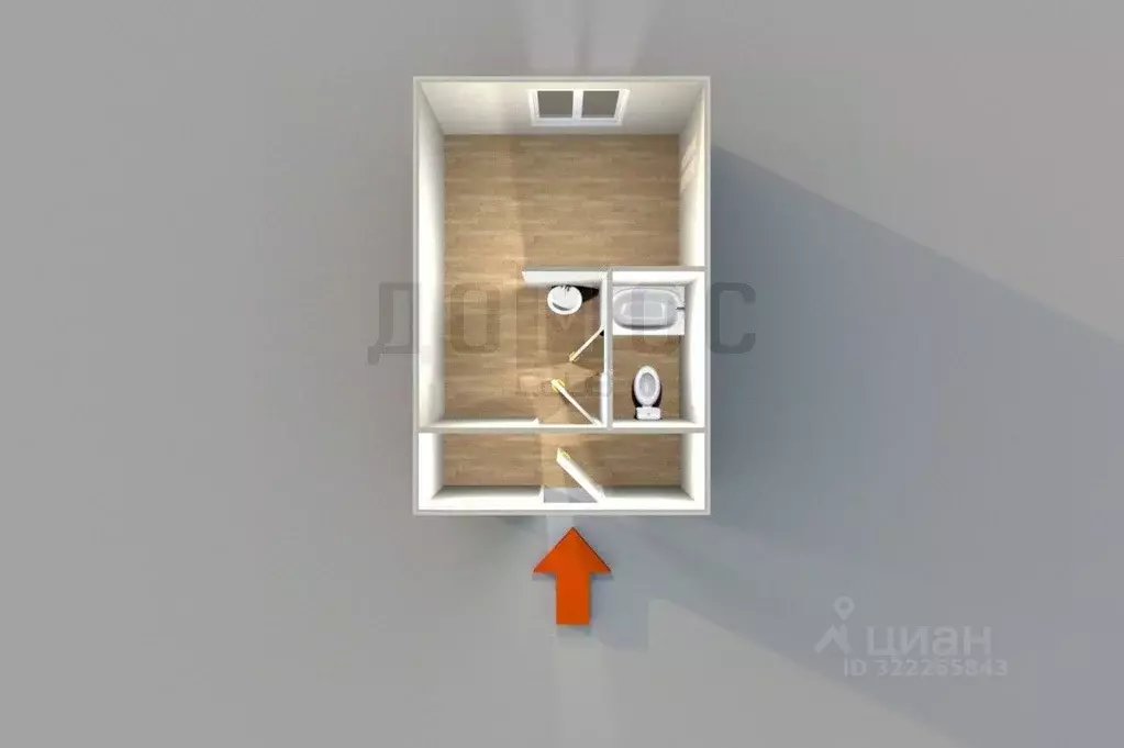 Студия Свердловская область, Екатеринбург ул. Попова, 11 (20.0 м) - Фото 2