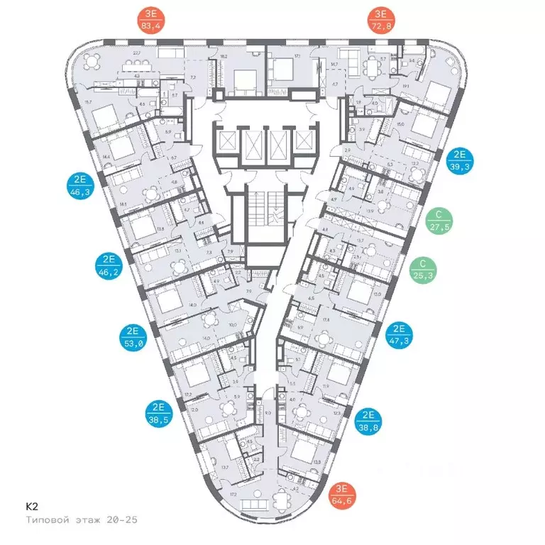 Студия Москва ш. Боровское (дублер) (25.3 м) - Фото 1