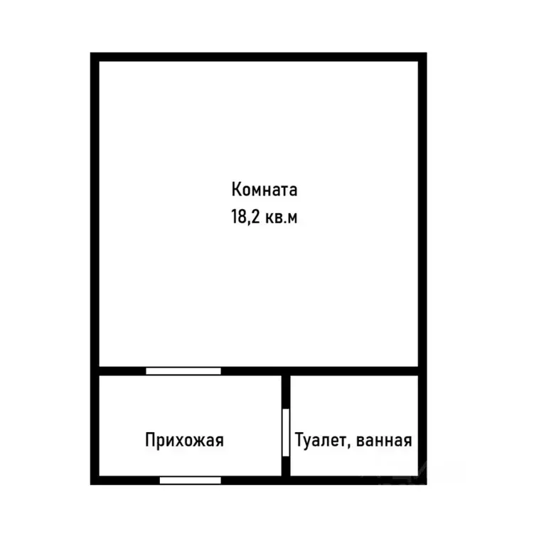 Комната Томская область, Томск просп. Фрунзе, 126 (11.9 м) - Фото 2