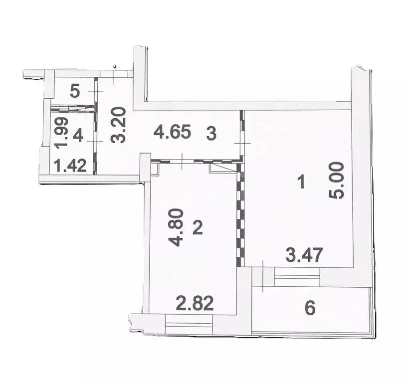 1-комнатная квартира: Липецк, улица Дмитрия Фурсова, 3А (44 м) - Фото 1