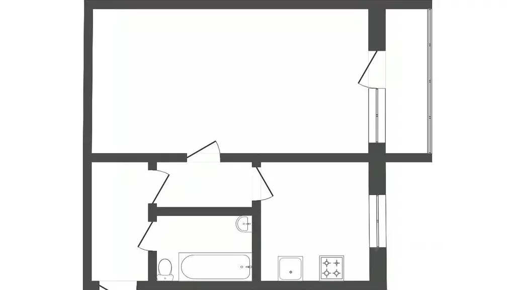 1-к кв. Тюменская область, Тюмень ул. Парфенова, 32 (36.0 м) - Фото 2