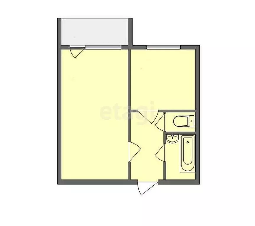 1-комнатная квартира: Анапа, улица Крылова, 113к4 (38.9 м) - Фото 1