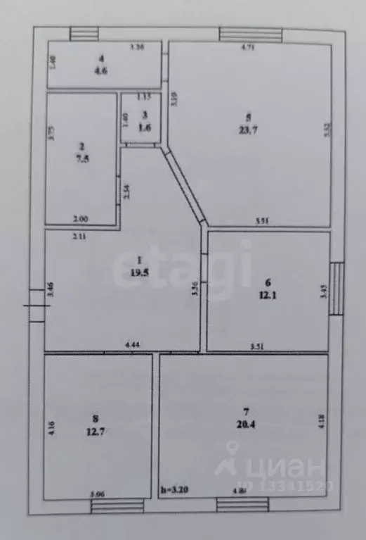 Дом в Ульяновская область, Чердаклы рп  (107 м) - Фото 1